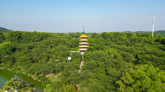 航拍湖北<strong>武汉</strong>东湖<strong>景区</strong>东湖公园