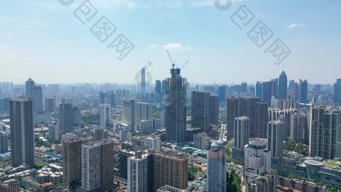 航拍湖北武汉汉口历史文化风貌区图片-包图网企业站