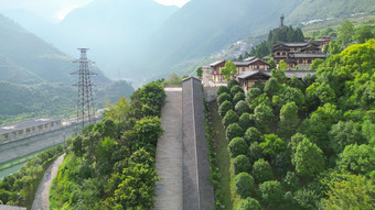 航拍湖北宜昌兴山县<strong>昭君</strong>村