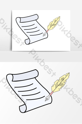 羽毛钢笔字图片