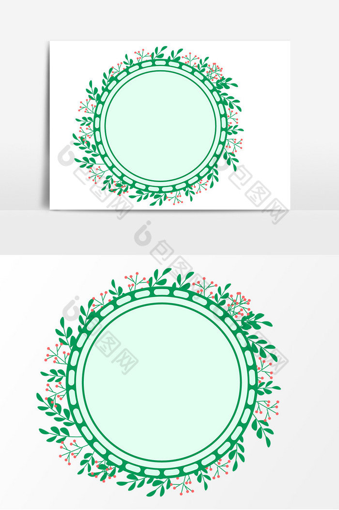 春天植物邊框圖片