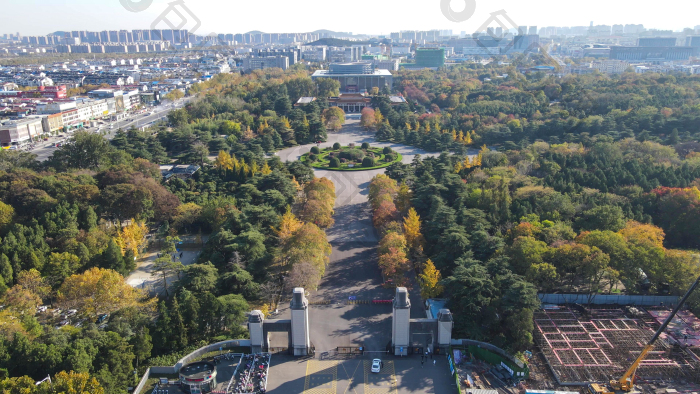 航拍江苏徐州淮海战役博物馆图片-包图网企业站