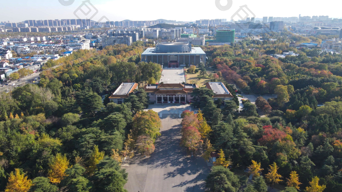 航拍江苏徐州淮海战役博物馆图片-包图网企业站