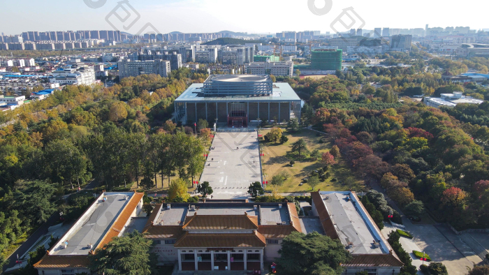 航拍江苏徐州淮海战役博物馆图片-包图网企业站