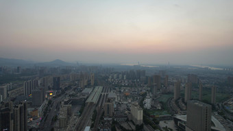 航拍江苏<strong>镇江</strong>大景<strong>镇江</strong>城市建设