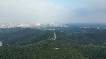 航拍江苏镇江南山风景<strong>名胜</strong>区