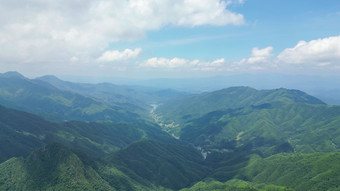 航拍江西吉安<strong>井冈山</strong>黄洋界景区