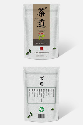 茶道茶叶立式包装袋