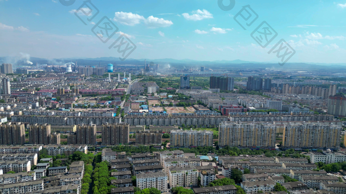 航拍新余城市风光新余大景图片-包图网企业站