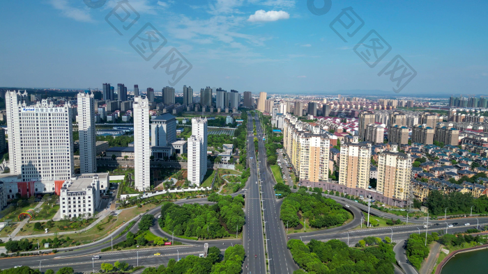 航拍新余城市风光新余大景图片-包图网企业站