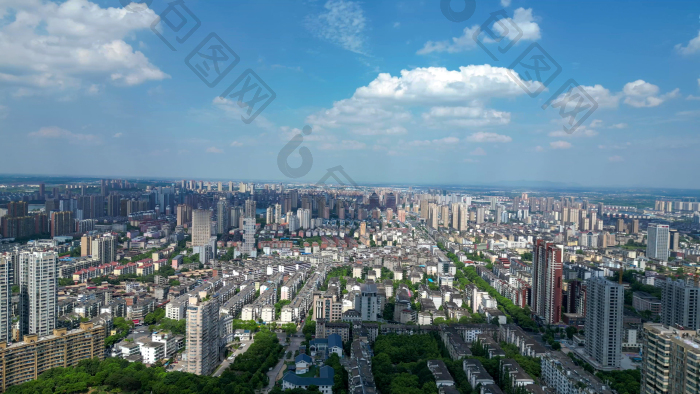 航拍新余城市风光新余大景图片-包图网企业站