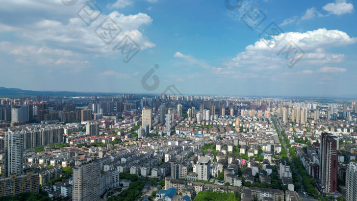 航拍新余城市风光新余大景图片-包图网企业站