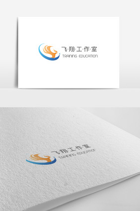 大气时尚高端简洁广告工作室logo模板