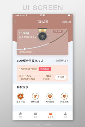 会员卡开通图标权益界面购物电商网站超市图标会员权益会员卡金融图标