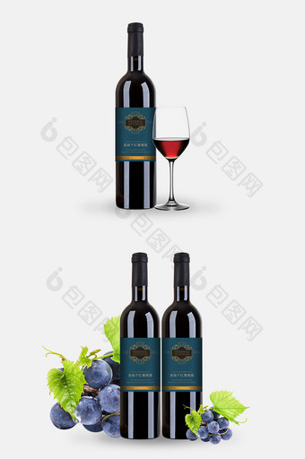 高级红酒葡萄酒包装图片