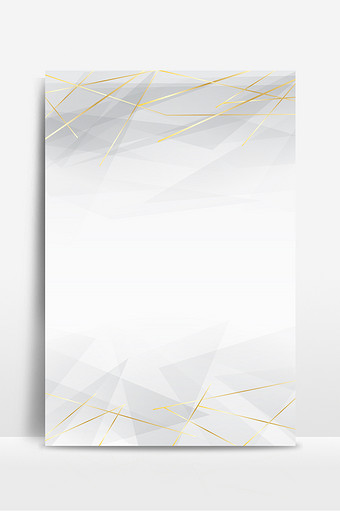 灰色几何多边形金色线条抽象背景图图片下载