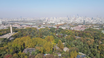 江苏南京雨花台4A景区航拍