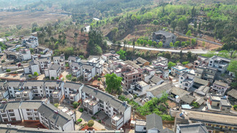 云南弥勒锦屏山后海景区航拍