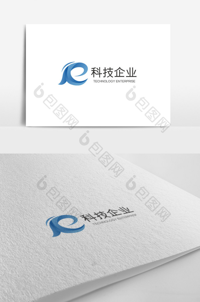 大气时尚高端科技企业logo设计模板