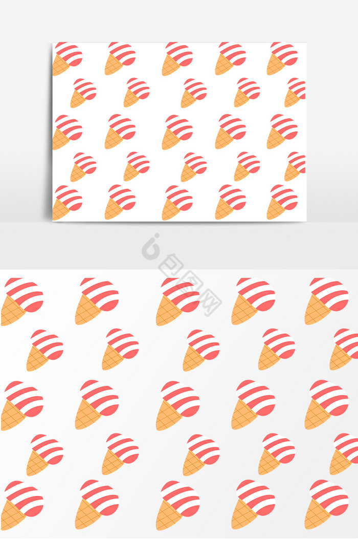 冰淇淋底纹图片