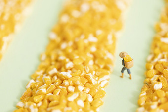玉米碴创意农民<strong>丰收</strong>节