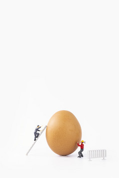 鸡蛋创意微缩海报