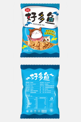 好多鱼膨化食品包装