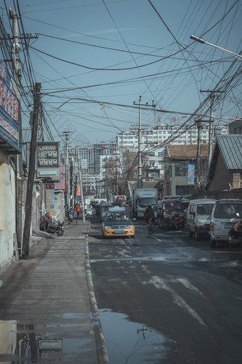 城镇街道<strong>人间烟火</strong>图片