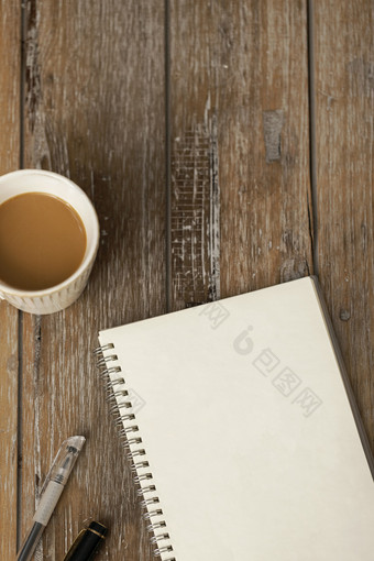 咖啡与笔记本学习办公