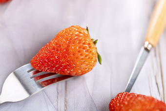 新鲜水果有机草莓素材
