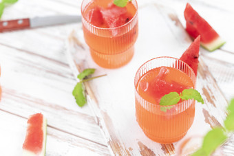 水果西瓜汁夏天冷饮图片