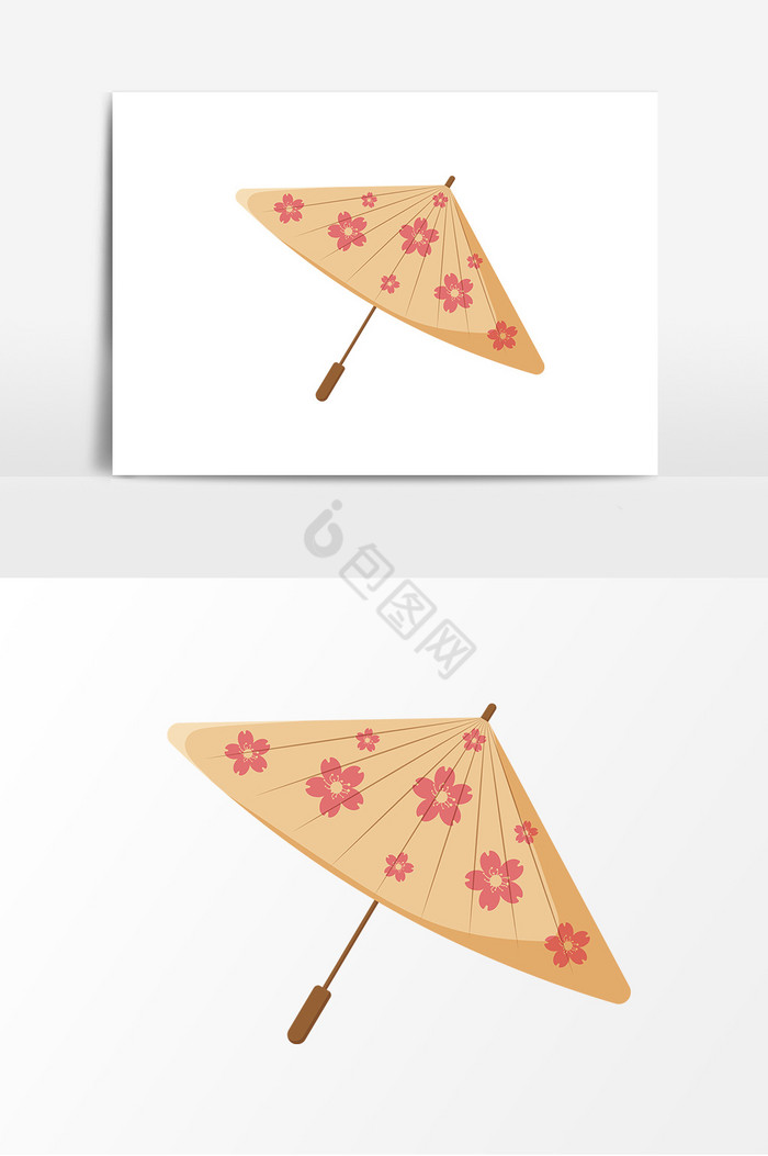 樱花雨伞图片