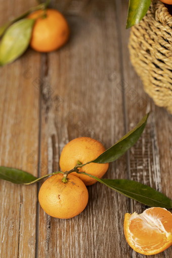 水果橘子田园风格素材