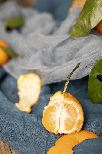 水果橘子柑橘中式背景图片