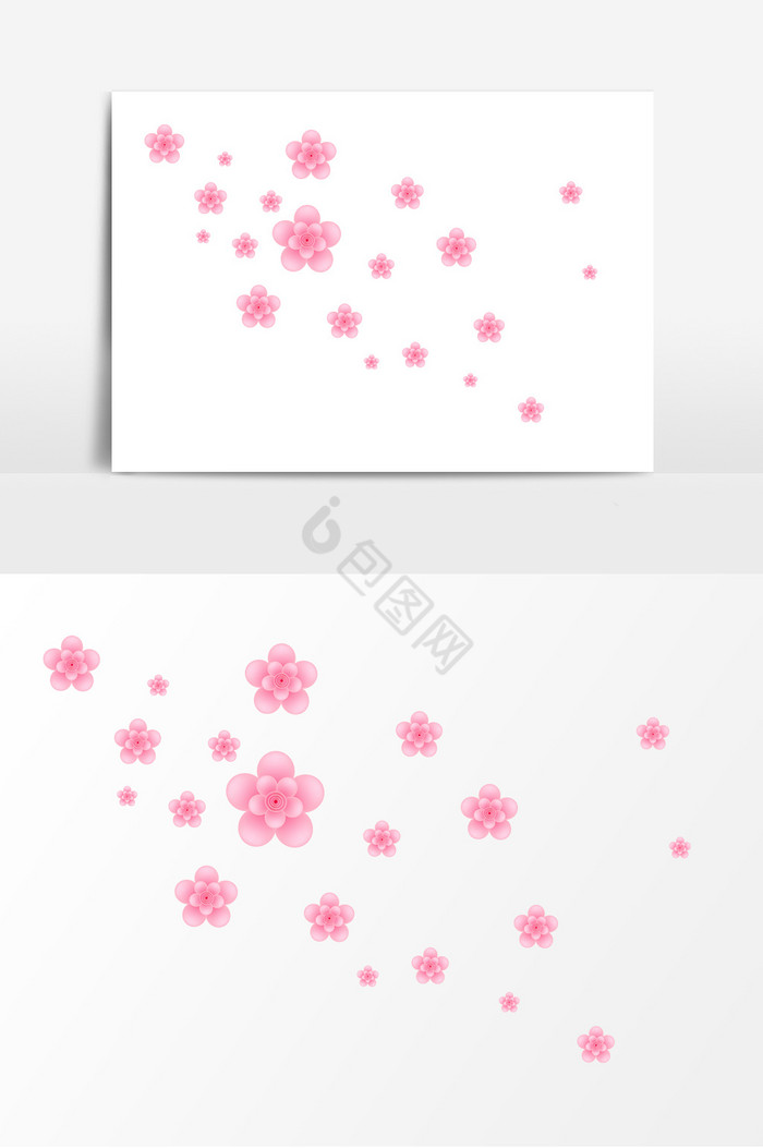 樱花底纹图片