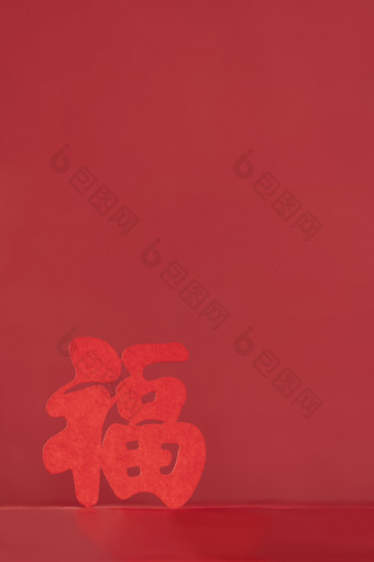 红色福字光影创意<strong>新春</strong>素材