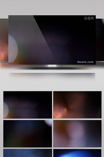 10组镜头耀斑闪光光效合成视频素材图片