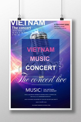 越南演唱会的海报
