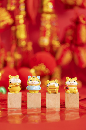 小老虎创意春节新年图片