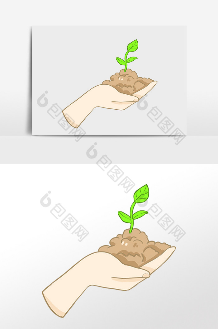 保护环境植物插画图片图片