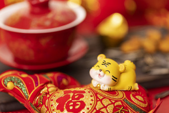 虎年春节红红火火图片