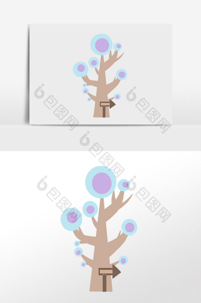 植物装饰树木插画图片图片