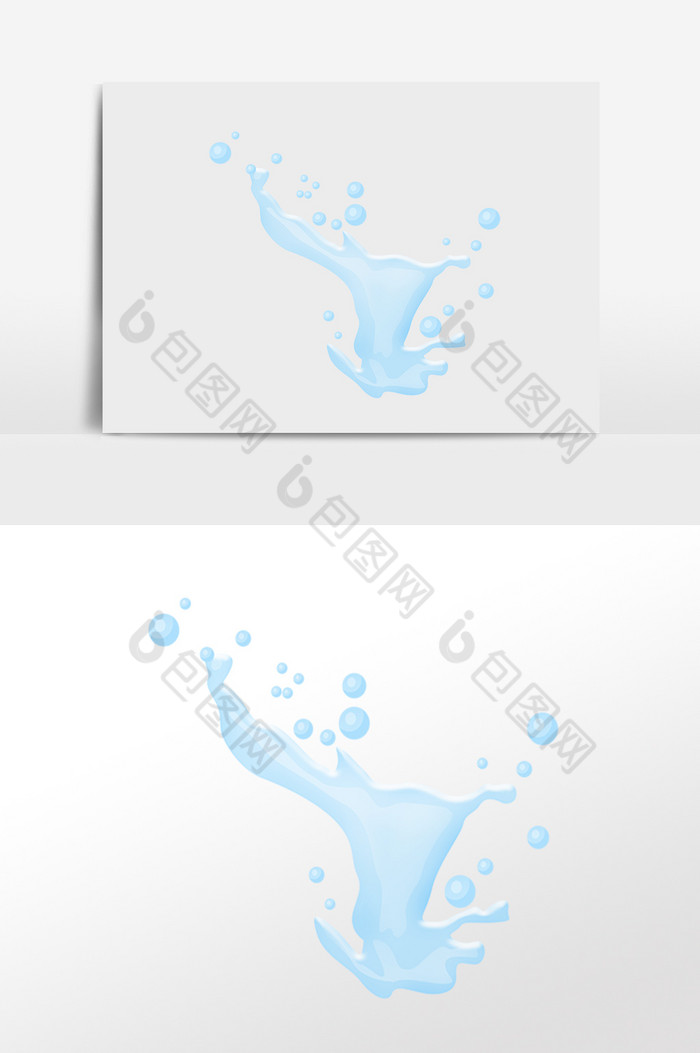 水花喷溅水插画图片图片
