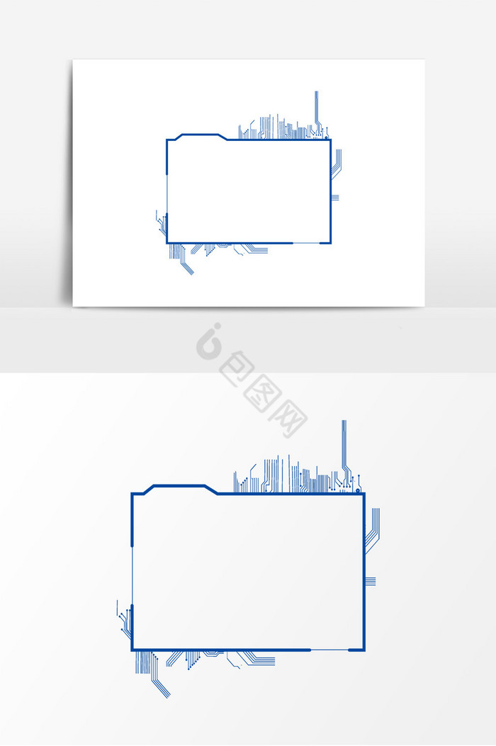 科技线条边框图片