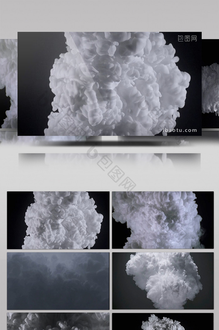 8款烟雾迷雾扩散特效元素素材视频