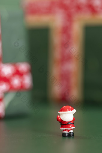圣诞老人创意圣诞<strong>礼盒</strong>背景