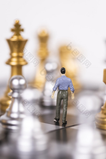 国际象棋金融商务创意图片