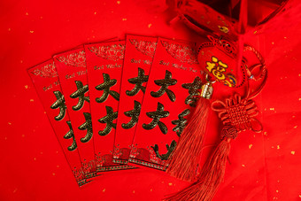 新年春节喜庆红色图片