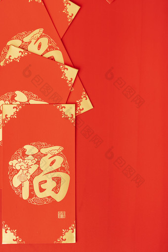 金福字红包新年<strong>拜年</strong>图片