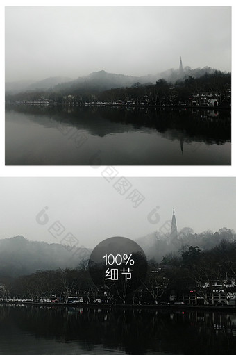 杭州西湖断桥摄影图图片